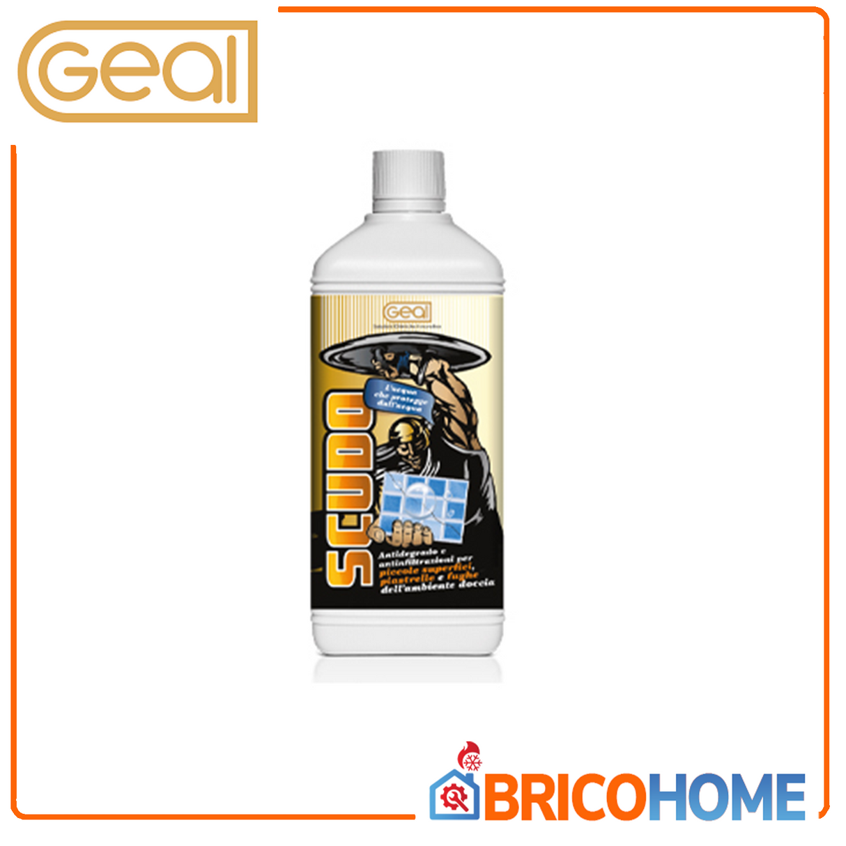 Nanotechnologische wasserabweisende Imprägnierung für Terrassen 1 Liter SCUDO - GEAL