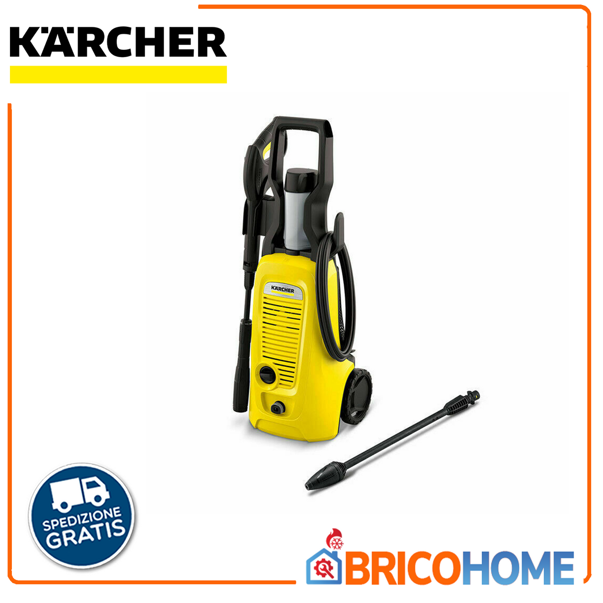Idropulitrice acqua fredda Karcher K4 Universal Ed 130BAR 1800W con accessori