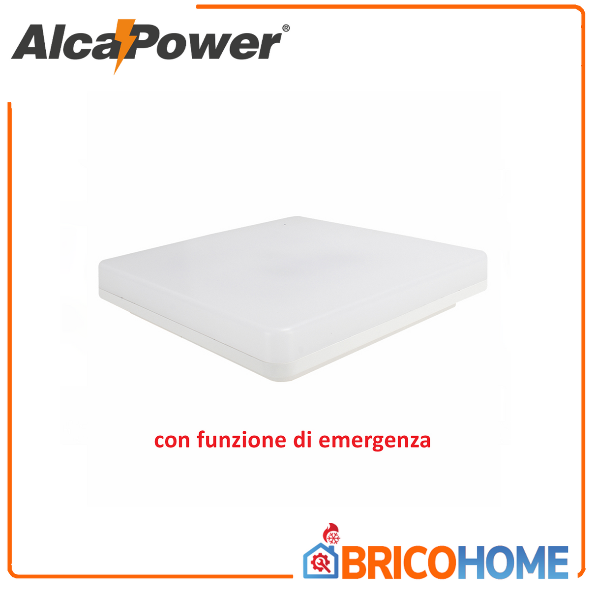 Plafoniera LED IP54 CCT 24W 2000lm con funzione emergenza