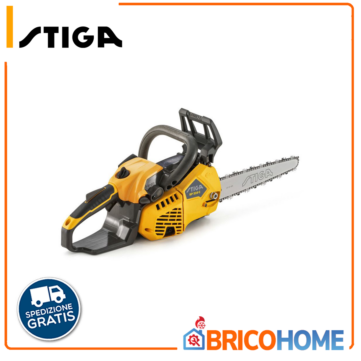 Motosega a scoppio STIGA SP 316 C con barra di taglio da 30 cm (12") doppia impugnatura