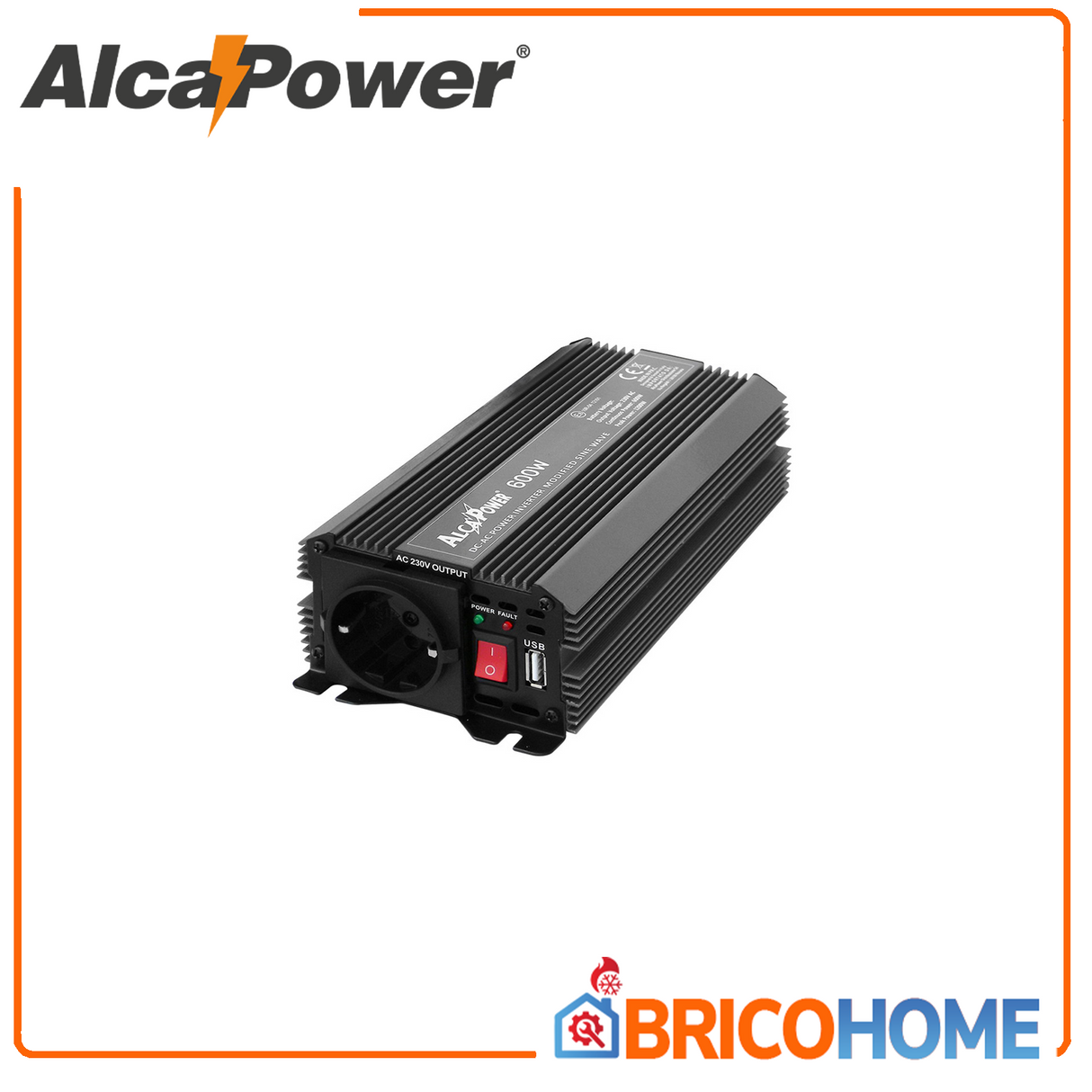 Soft Start Inverter 600W Input 12V DC Out 230V AC