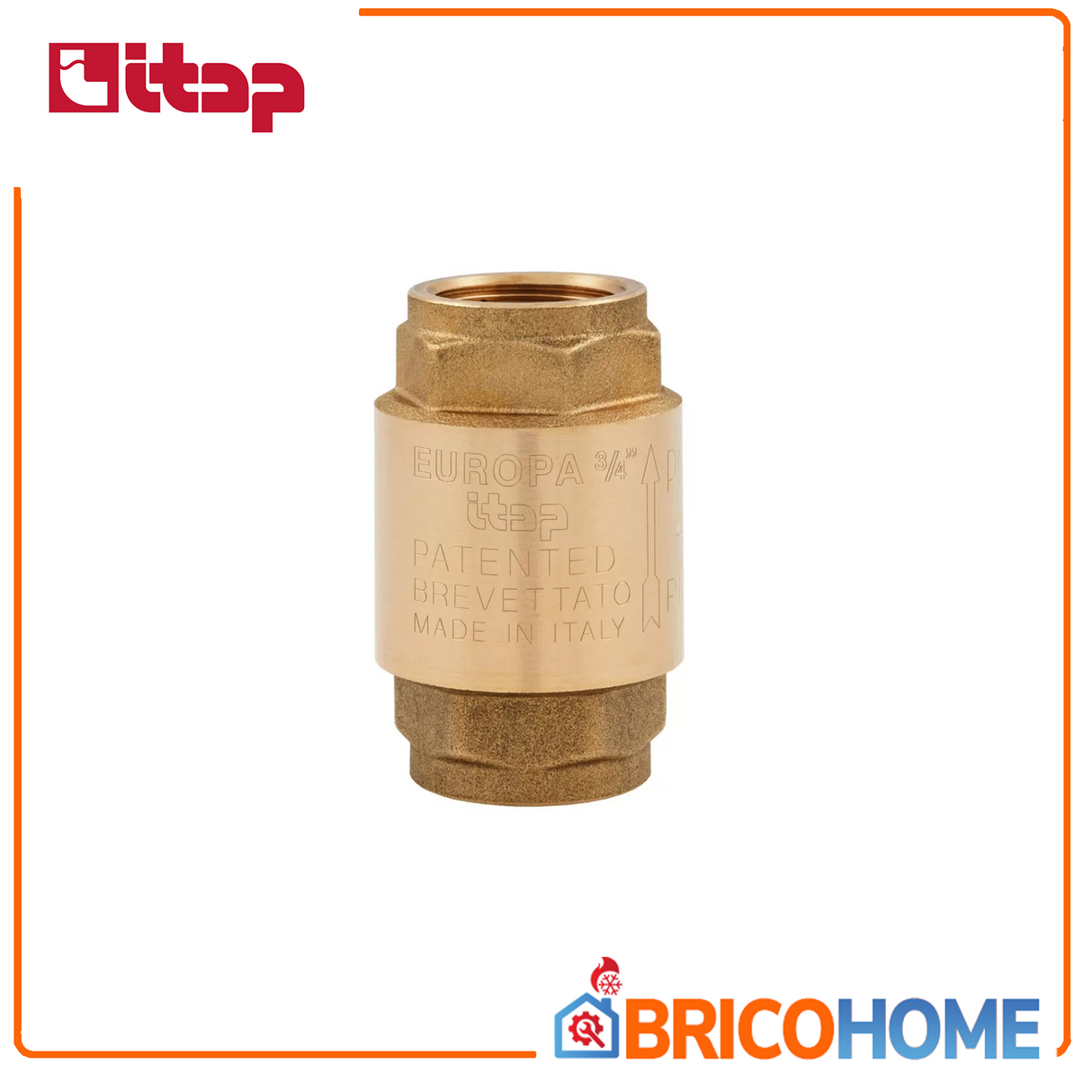 Valvola di ritegno in ottone 1" 1/2 (DN 40) EUROPA® ITAP
