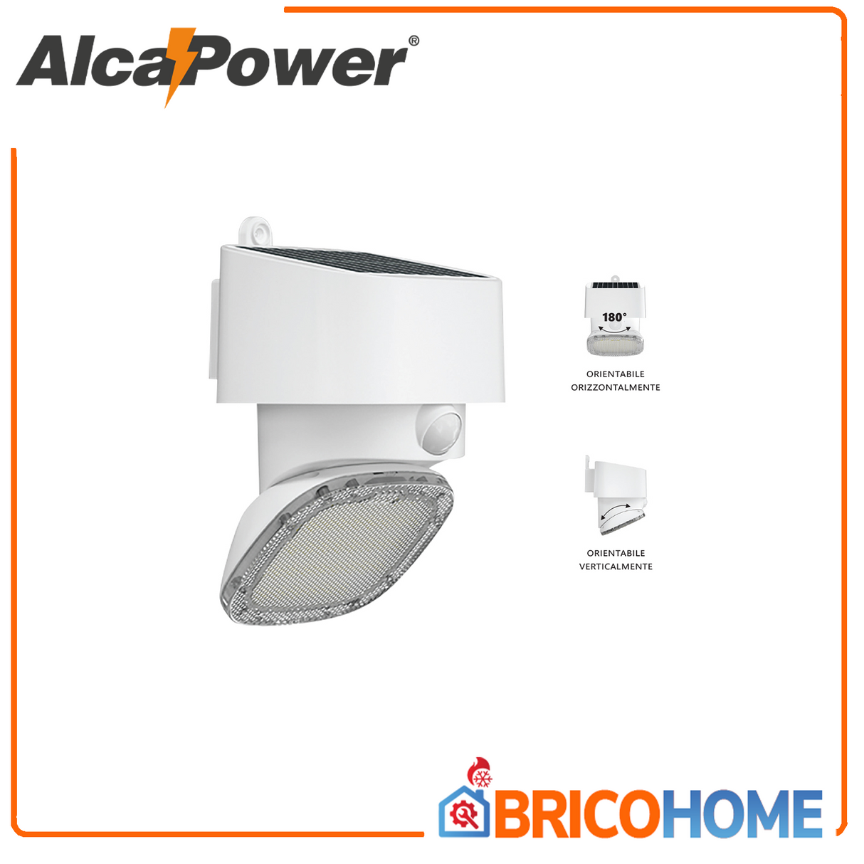 Multifunction/adjustable 2000lm LED solar floodlight - ALCAPOWER