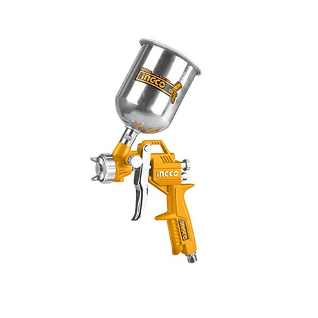 Ingco ASG4041 Pistola A Spruzzo Aerografo con Serbatoio Superiore 1,5 Mm 400 CC - La Fattoria