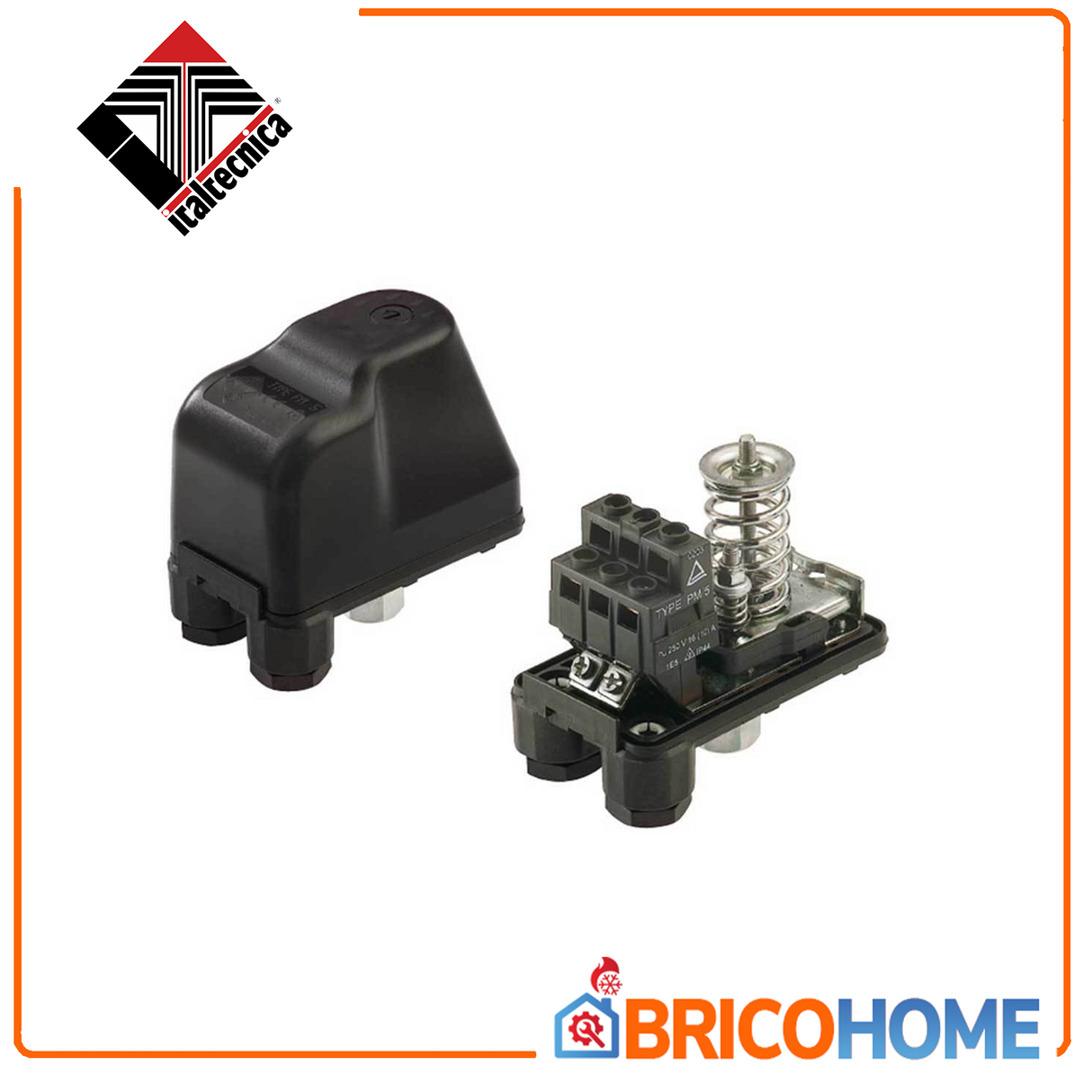 Dreiphasen-Druckschalter für Autoklaven 1,5-5,0 BAR PT/5 ITALTECNICA