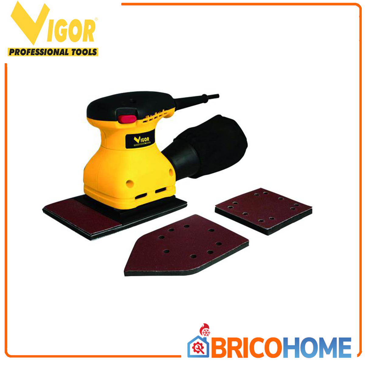 Vigor Levigatrice per persiane con 3 piastre 240W VLP-240