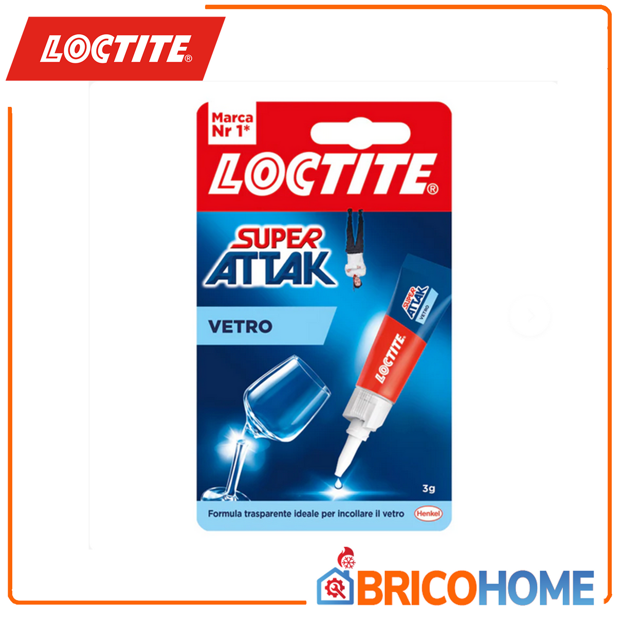 LOCTITE Super Attak Vetro 3gr