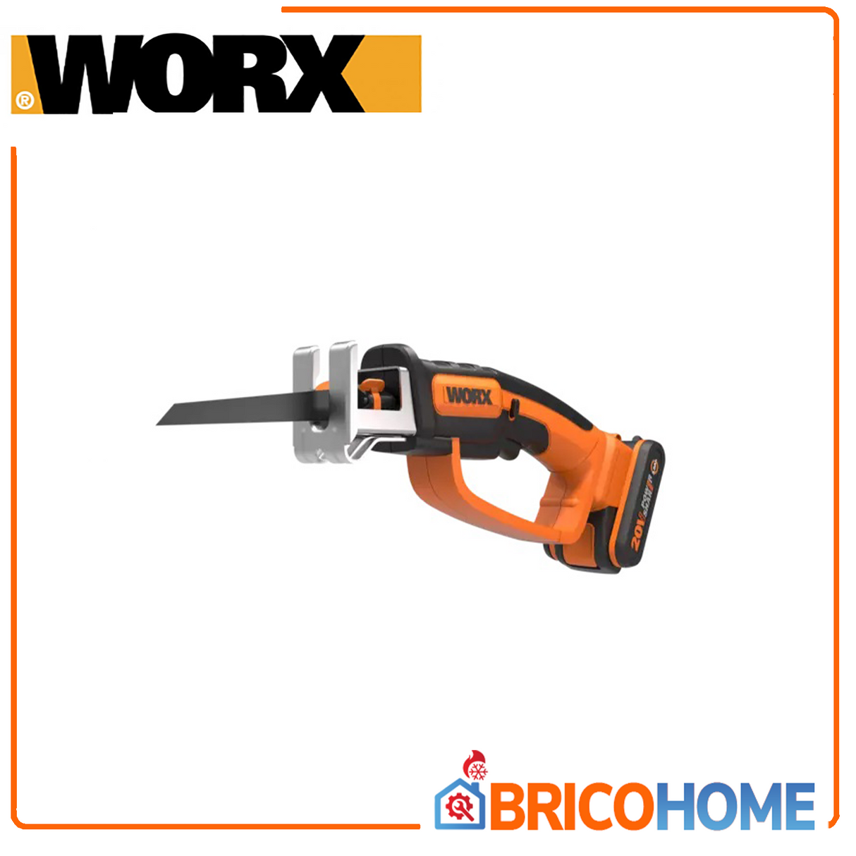 Seghetto multifunzione gattuccio a batteria Worx WG894E 20 V – 2,0 Ah