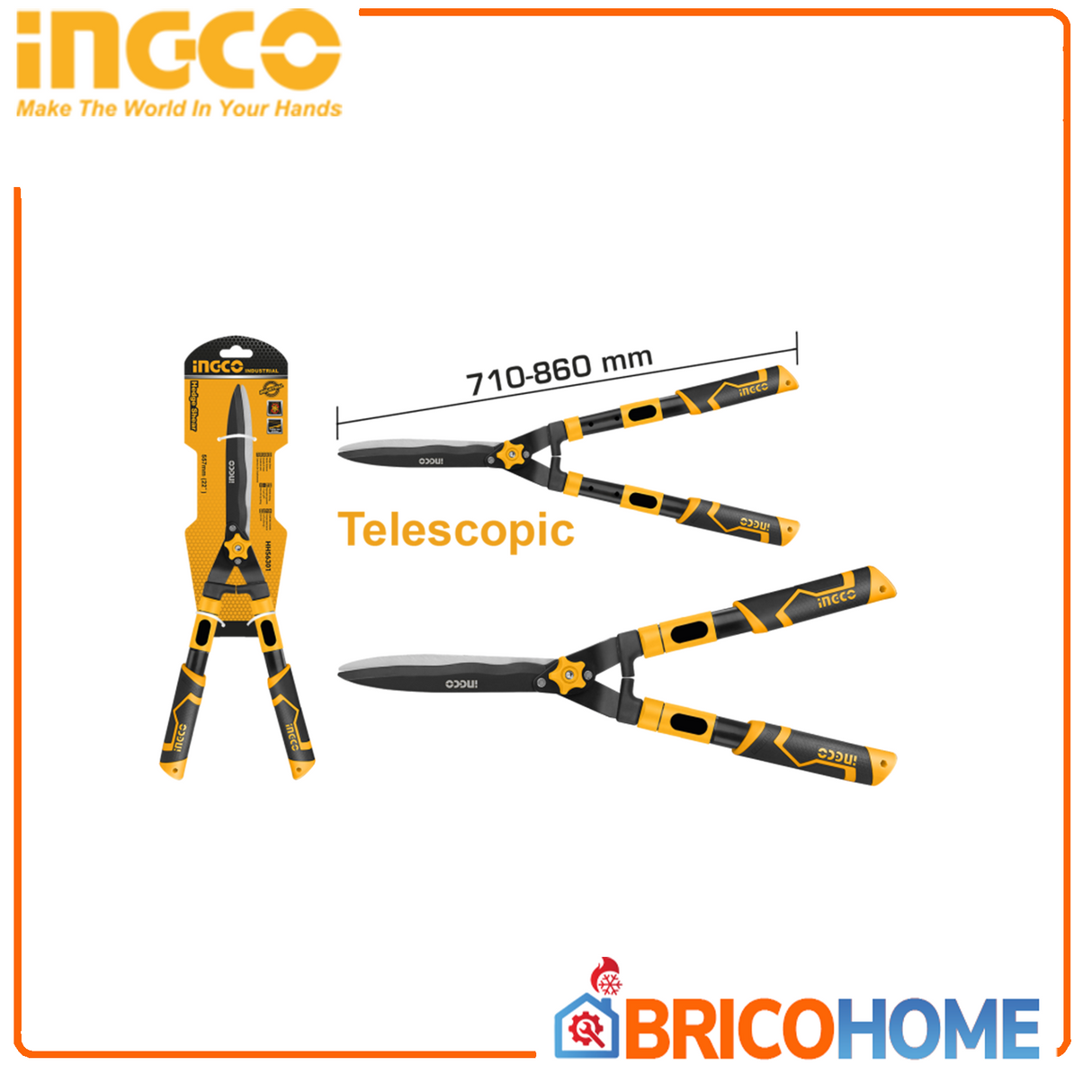 Teleskop-Gartenschere 71/86 cm INGCO