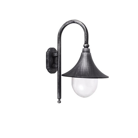 Lanterna lampada applique a muro con braccio 26xP36xH47 cm - La Fattoria