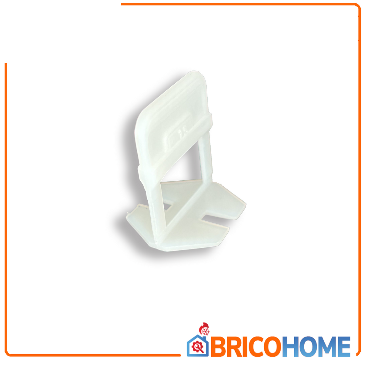 Self-leveling spacers for tiles in a bag of 200pcs - White