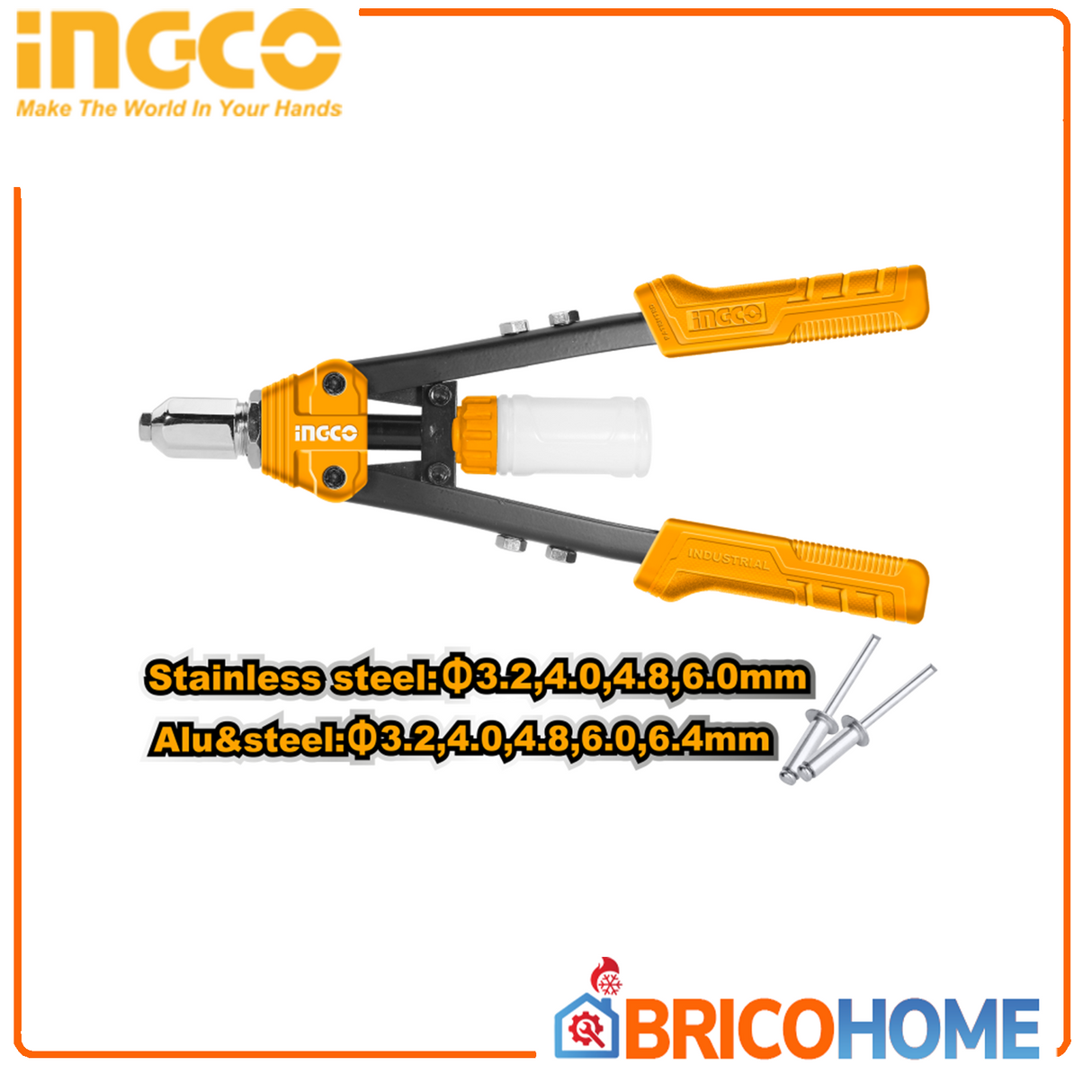 Manuelle Nietmaschine 13" 34cm - INGCO