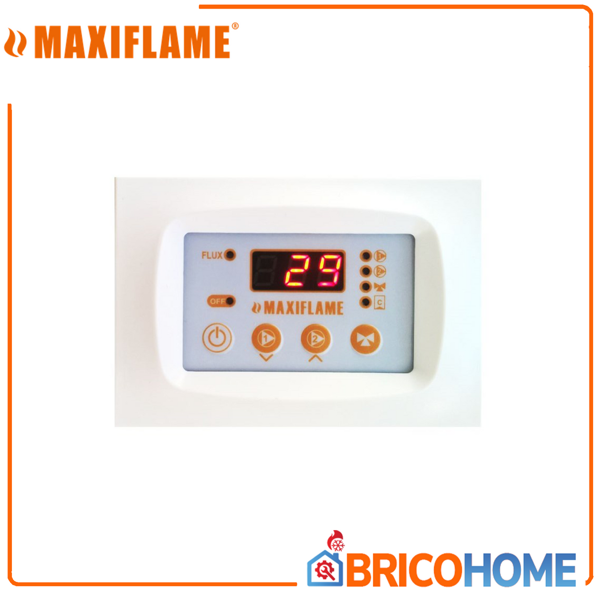 Built-in control unit for fireplaces and SLX/T2 Maxiflame thermoproducts