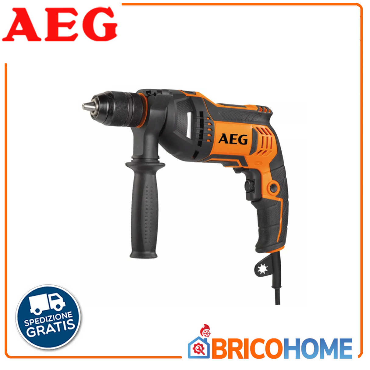 750W Schlagbohrmaschine im Koffer - SBE 750 RE AEG