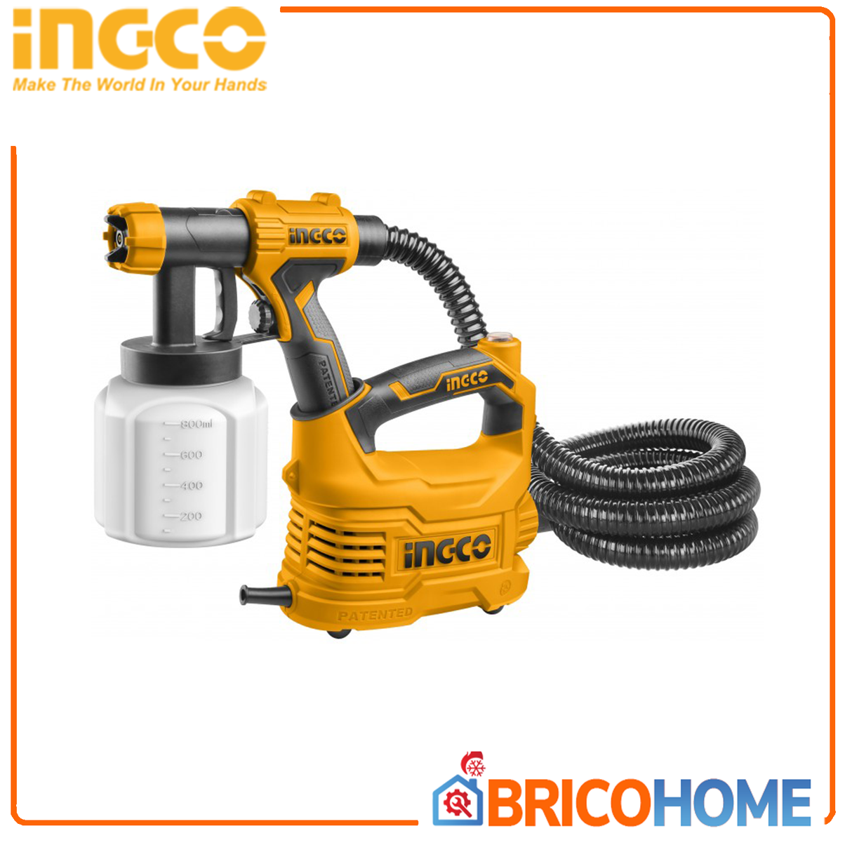 Aerografo elettrico 500 W con accessori INGCO