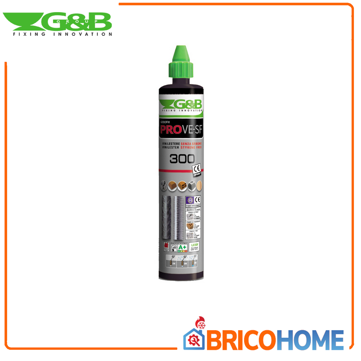 Gebofix PRO VE-SF CE1 Vinylester-based chemical anchor without styrene - 300ml