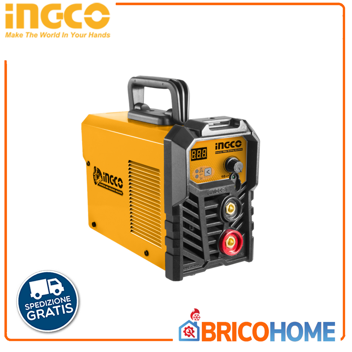 MMA10 – 120A Inverter-Schweißgerät mit Zubehör – INGCO