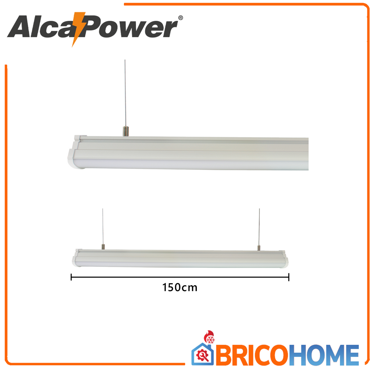 LED Rail Deckenleuchte IP44 60W 150cm 4500K