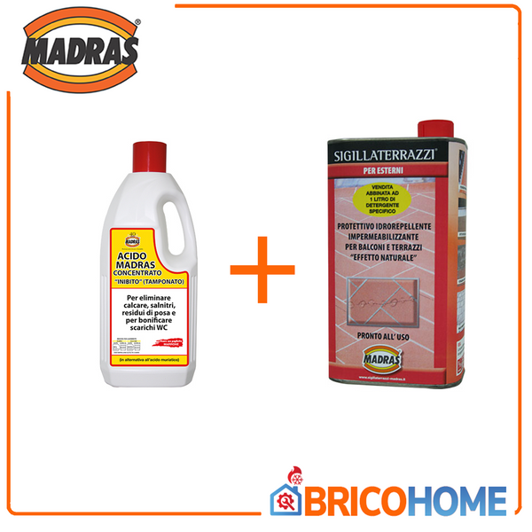 Protective water repellent SIGILLATERRAZZI + MADRAS concentrated buffe