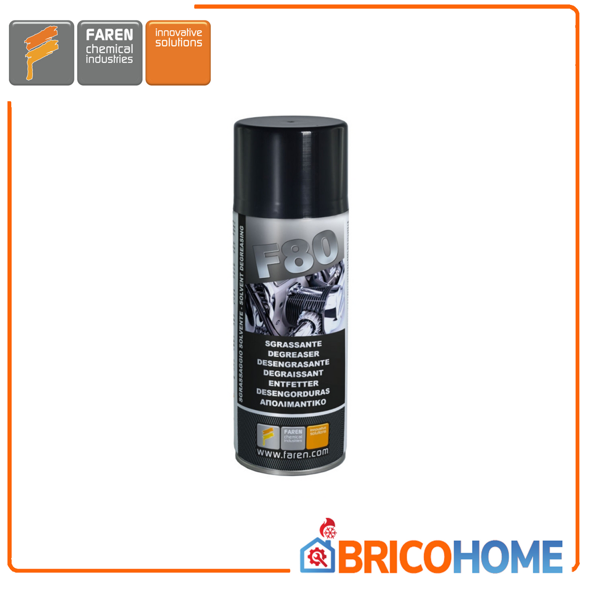 Mehrzweck-Sprühlösemittel-Entfetter 400ml F80 FAREN