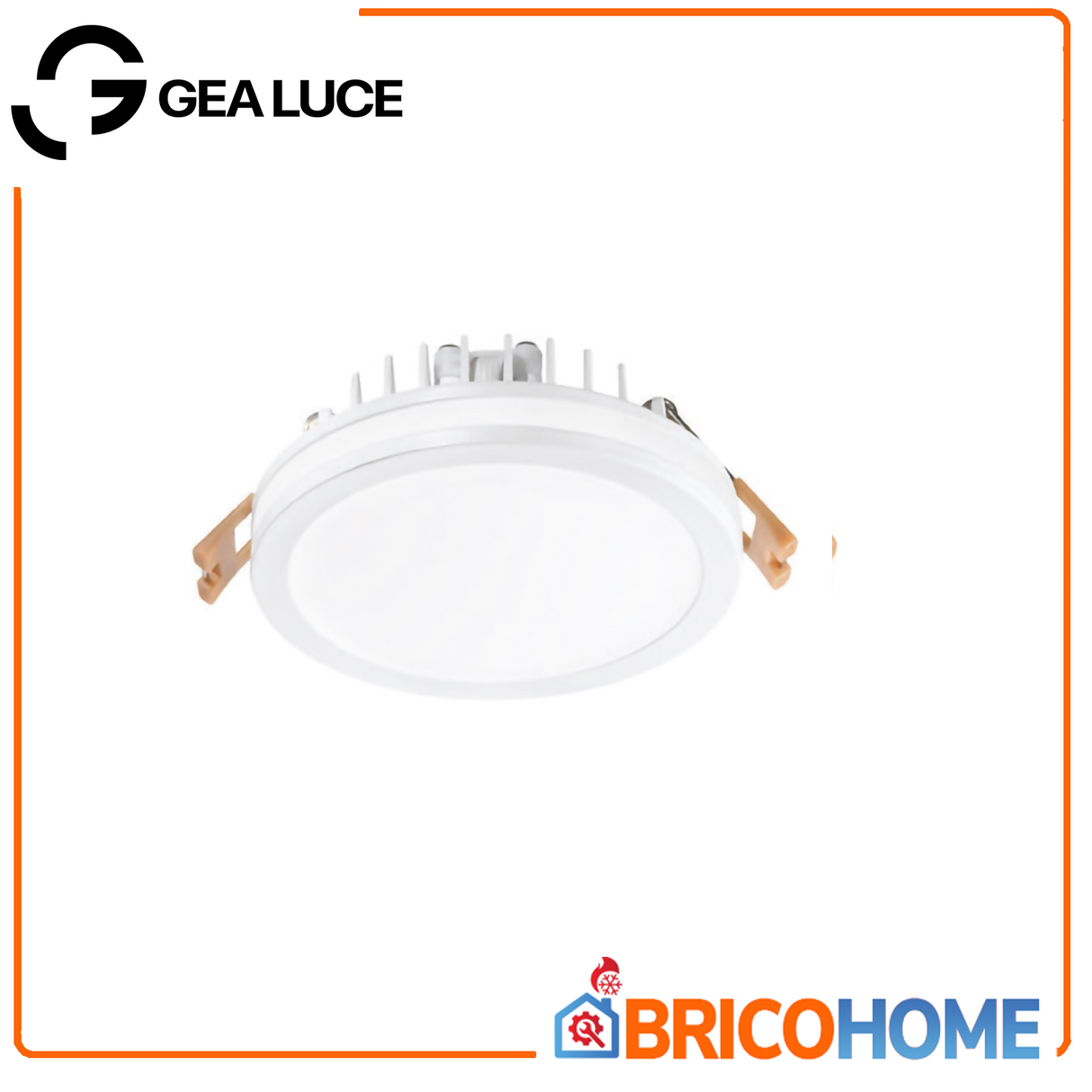 Faretto da incasso tondo 10W - luce naturale 4000K - CARDEA - Gea Led