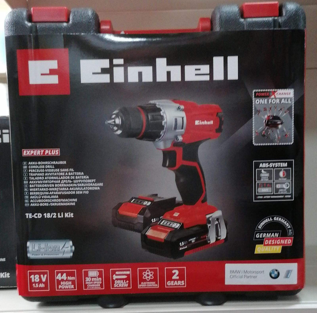 Trapano a batteria Heinhell TE-CD 18/2 Li Kit (2x1,5 Ah) - La Fattoria