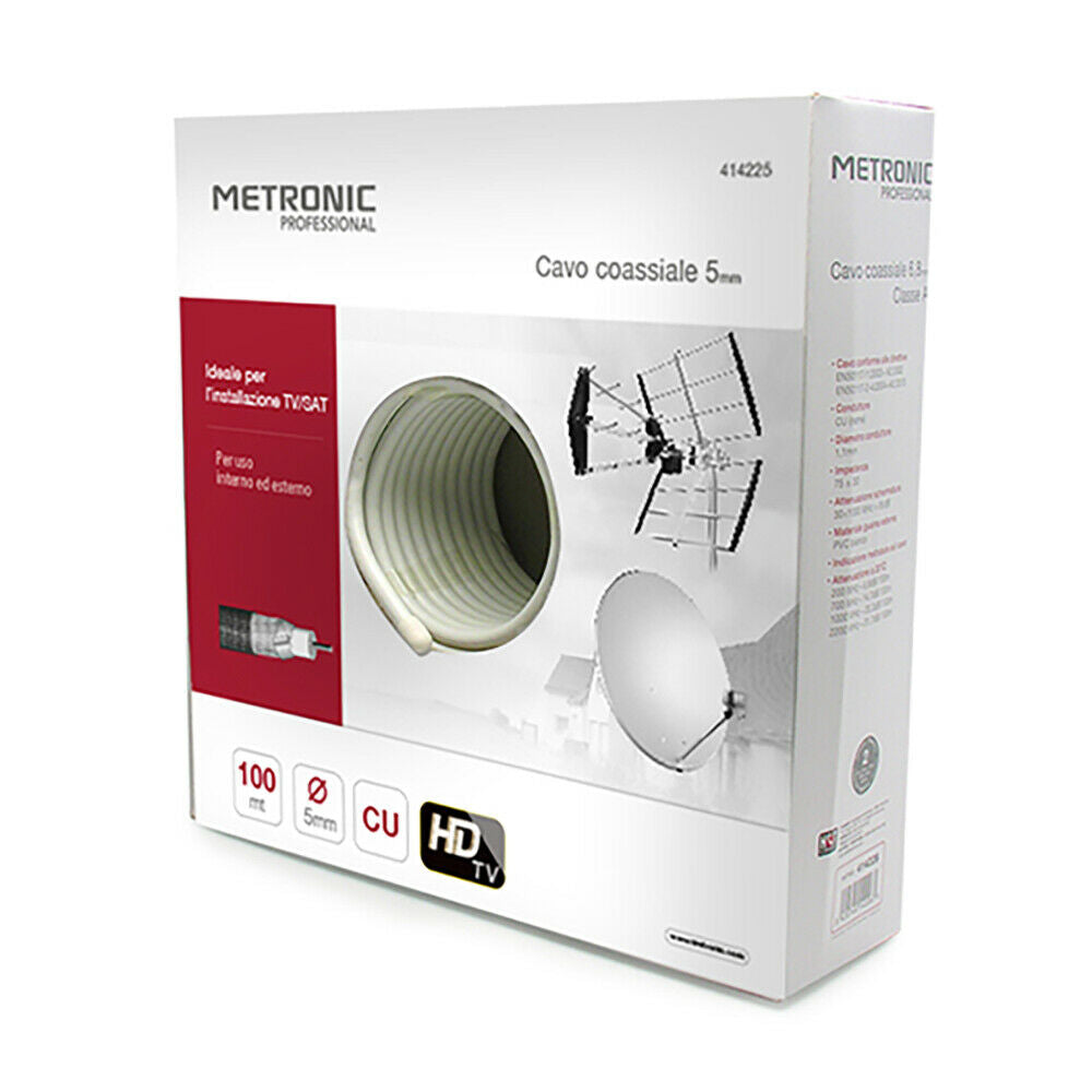 TV and SAT cable 5mm in 100 MT box