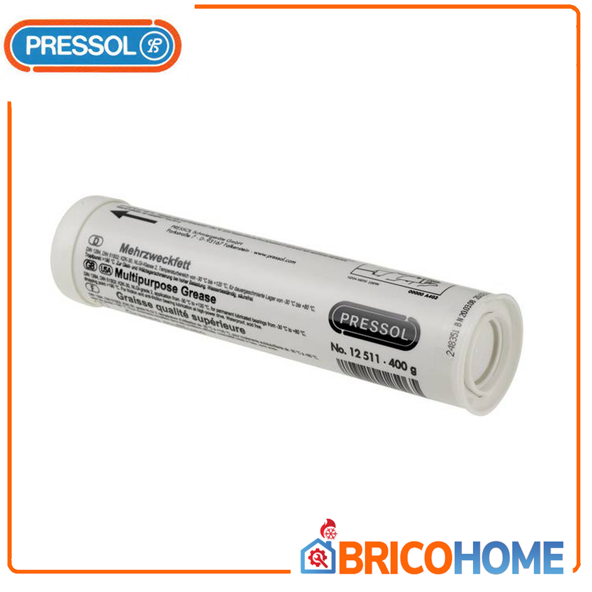 PRESSOL Cartuccia Grasso Multiuso 12 511 400gr