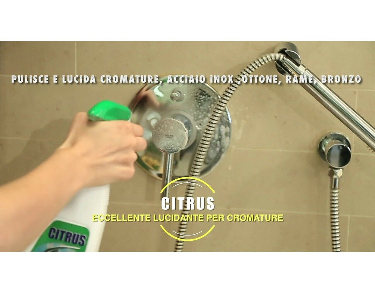 Anti-limescale cleaner for ceramic taps and shower cubicles 750ml CITRUS FAREN