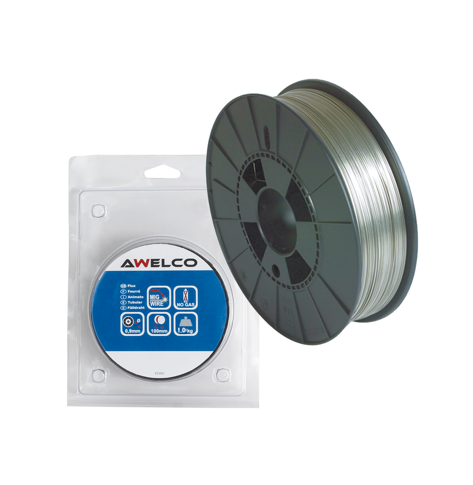 Fülldrahtspule für NO GAS-Schweißgerät Ø 0,9 mm 1,0 KG - AWELCO