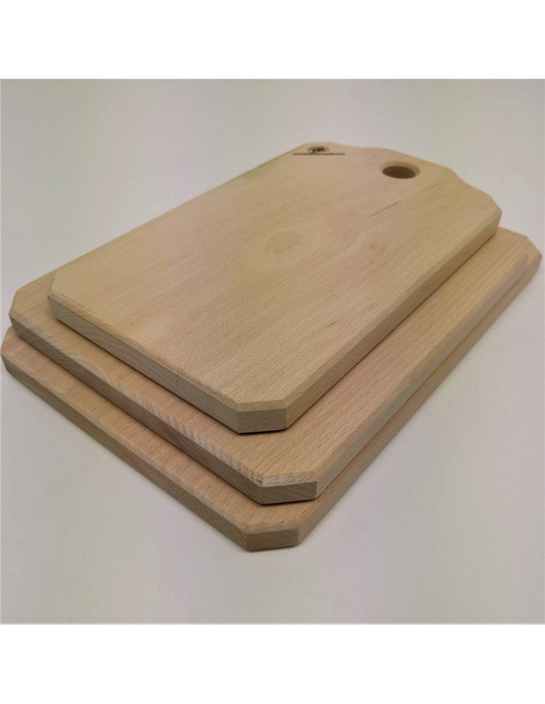 Tagliere in Legno di faggio massello L37 x P23 x H2 cm