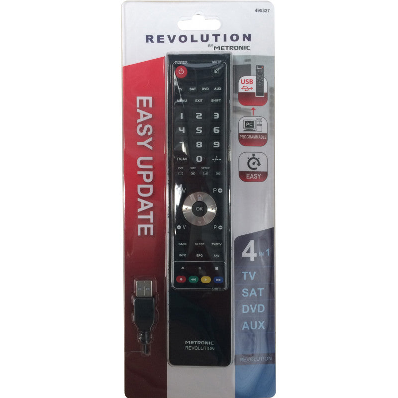 Telecomando universale programmabile USB 4 in 1
