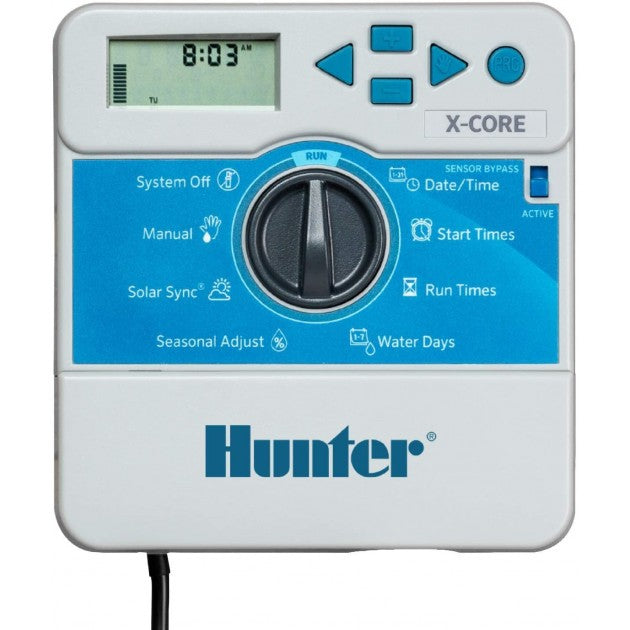 Centralina 8 Stazioni Hunter X-CORE XC-801i-E Irrigazione Orto e giardino