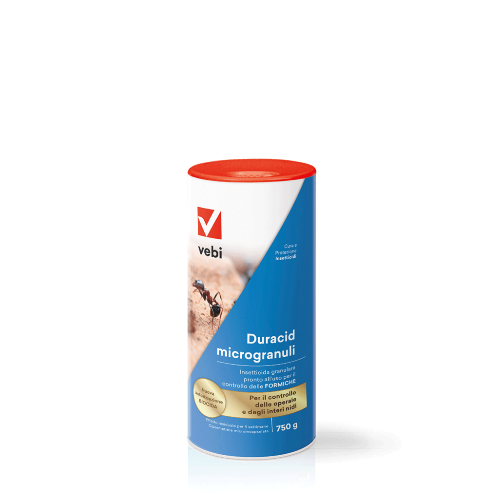 Duracid microgranulés appât insecticide en granulés pour fourmis avec doseur 750gr VEBI