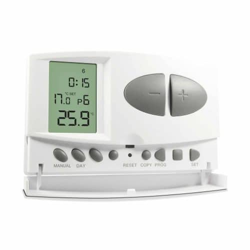 AVIDSEN - Cronotermostato Filare Settimanale 103954 | 6 Fasce Giornaliere | 7–35°C