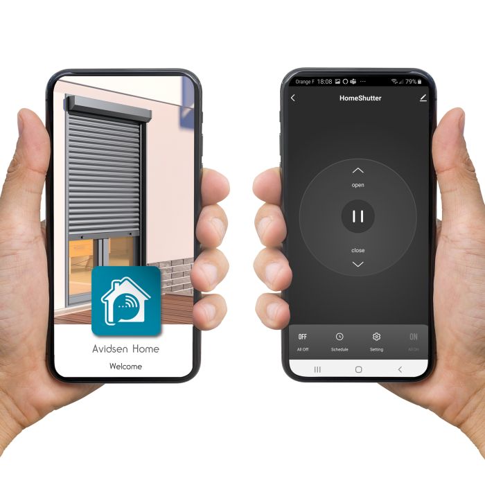 Avidsen Modulo di Comando WiFi per Tapparelle cablate HomeShutter 127046
