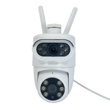 Avidsen Telecamera IP motorizzata 2K per esterni con doppio obiettivo HomeCam Dual PTZ 127156