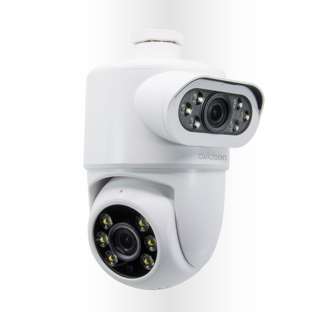 Avidsen Telecamera IP motorizzata 2K per esterni con doppio obiettivo HomeCam Dual PTZ 127156