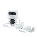 Avidsen Telecamera IP motorizzata 2K per esterni con doppio obiettivo HomeCam Dual PTZ 127156