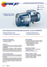PEDROLLO Elettropompa Autoadescante FUTURE JETm 2A | 1,25 HP | 120 L/min | Autoclave