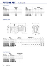 PEDROLLO Elettropompa Autoadescante FUTURE JETm 2A | 1,25 HP | 120 L/min | Autoclave
