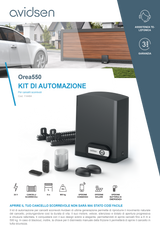 Operatore per cancelli scorrevoli Orea 550 - Avidsen - 114464