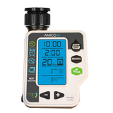 RAIN - Programmatore Irrigazione AMICO+ | 2 Zone | Batteria | Display 3" Retroilluminato | 1-6 Bar