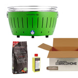 Kit Lotusgrill Barbecue da tavolo XL + Carbone di Faggio + Gel Combustile [BUNDLE]