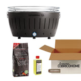 Kit Lotusgrill Barbecue da tavolo XL + Carbone di Faggio + Gel Combustile [BUNDLE]