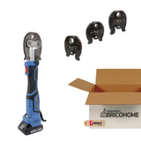 Kit Fumasi Pressatrice Professionale a Batteria 570038PA + 3 Matrici [BUNDLE]