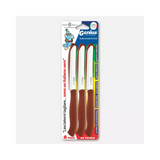 COLTELLERIE PAOLUCCI - Set 6 Coltelli da Tavola Lama Seghettata 11 cm GENIUS | Acciaio Inox | Made in Italy | Lavastoviglie | Manico Polipropilene