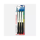 COLTELLERIE PAOLUCCI - Set 6 Coltelli da Tavola Lama Seghettata 11 cm GENIUS | Acciaio Inox | Made in Italy | Lavastoviglie | Manico Polipropilene