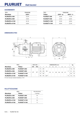 PEDROLLO PLURIJETm 4/100X 1,0 PS leise selbstansaugende Elektropumpe mit mehreren Laufrädern