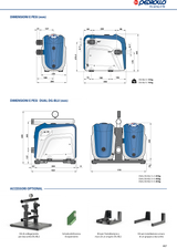 Sistema di pressurizzazione automatico con inverter DG-BLU 1,5HP Pedrollo